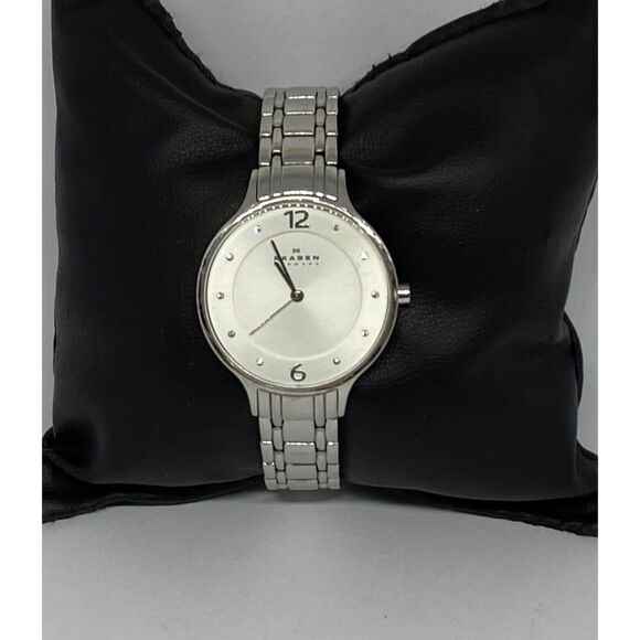 Skagen SKW2254 Womens Silver Stainless Steel Analog Dial Quartz Wrist Watch JK44 main image 6